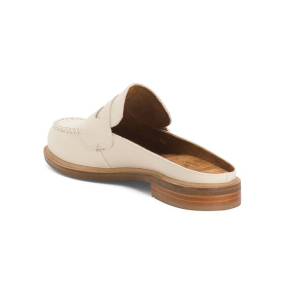 KELSI DAGGER Salt Leather Lock Flat Mules - Picture 2 of 2